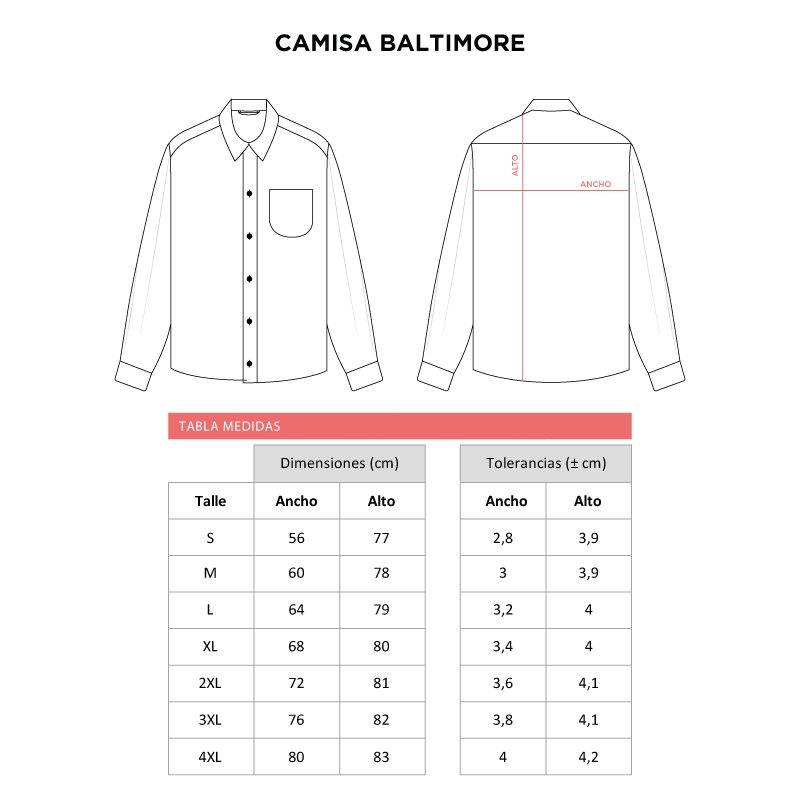 Camisa Baltimore Hombre/Unisex - Image 10