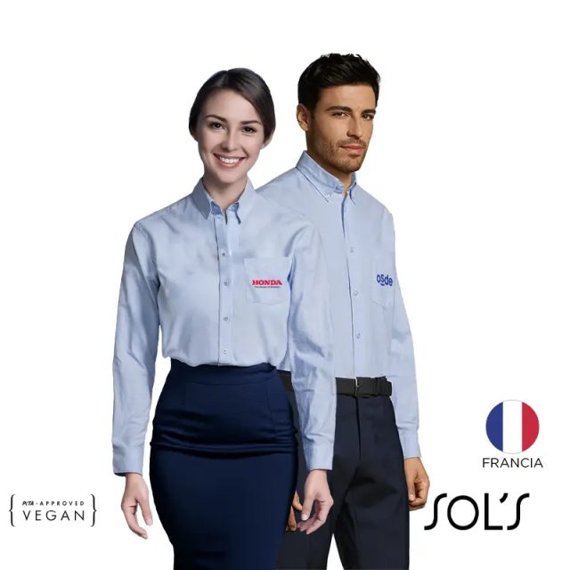 Camisa Boston Hombre/Unisex – Tu Marca